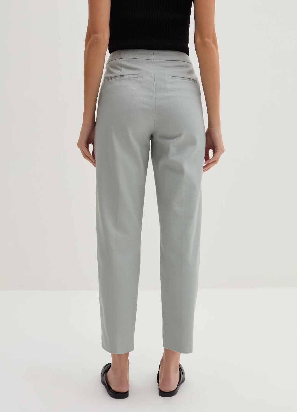 Stefanel Pantalone chino cropped in twill Offerte giornaliere