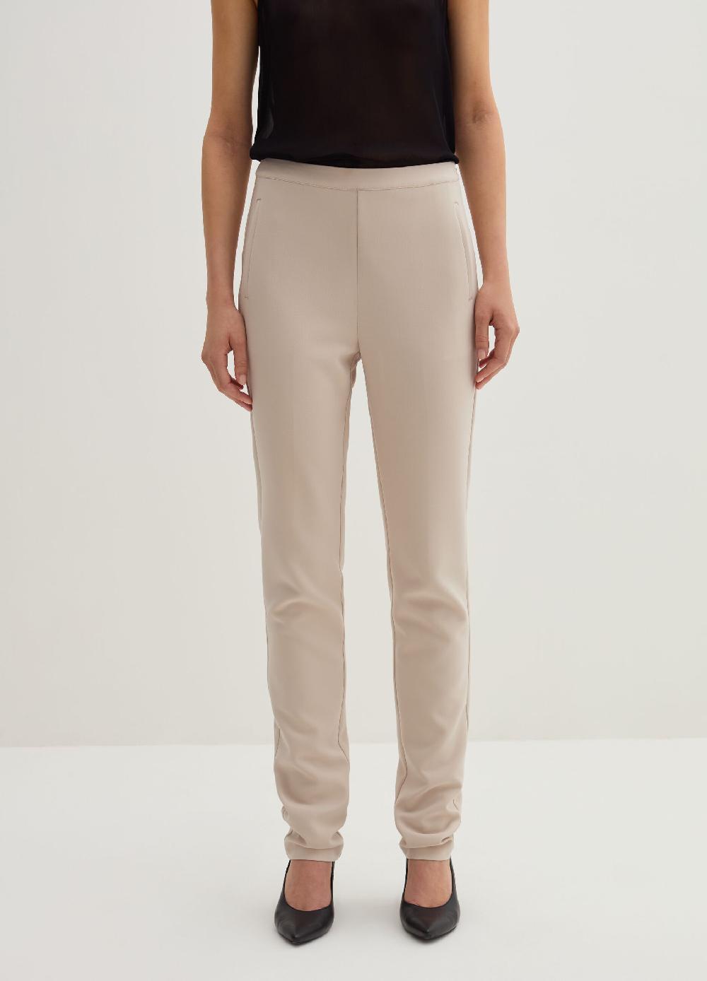 Stefanel Pantalone skinny fit in crêpe doppia Enormi risparmi