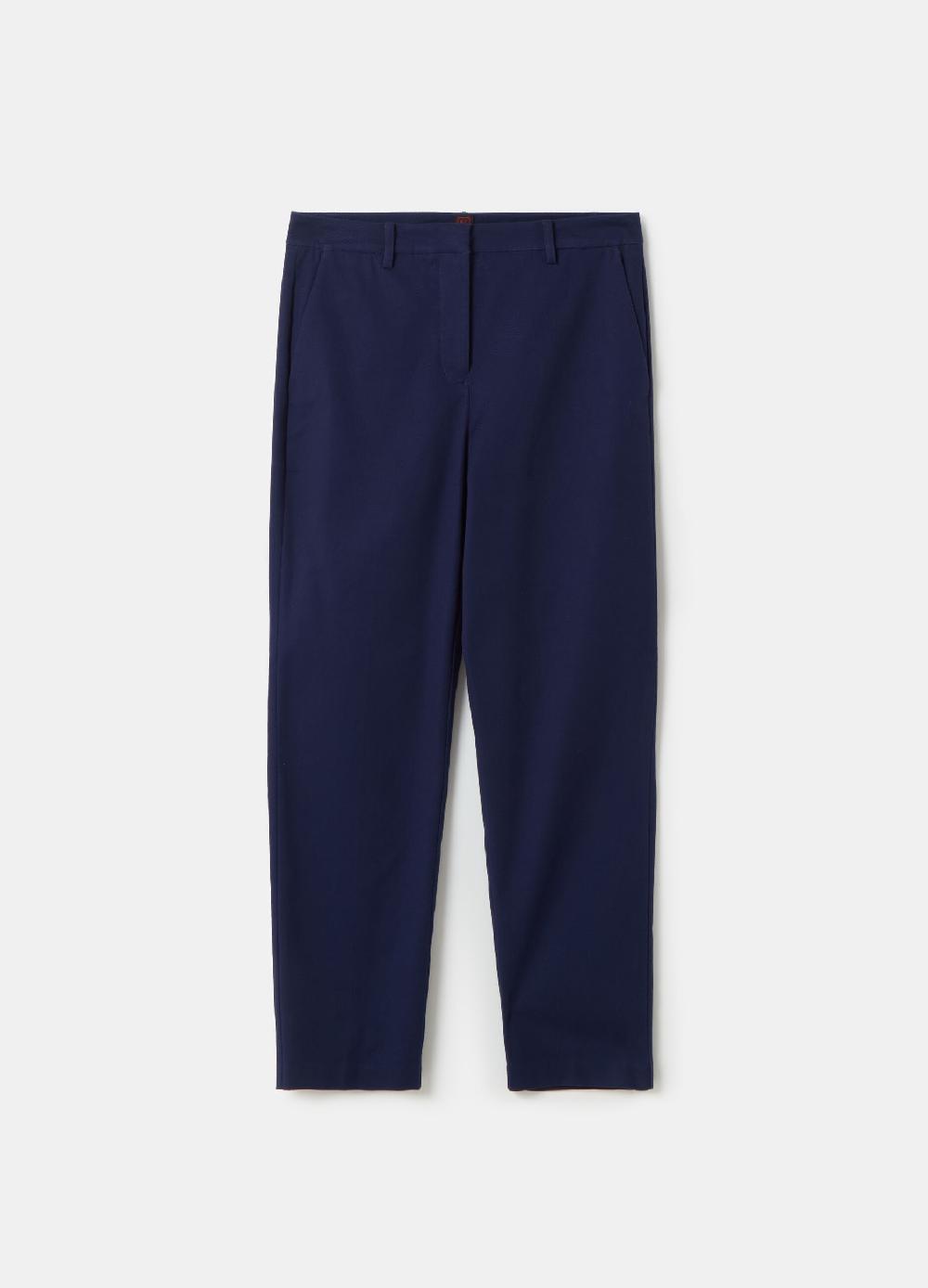 Stefanel Pantalone crop a sigaretta in twill stretch Rilascio limitato