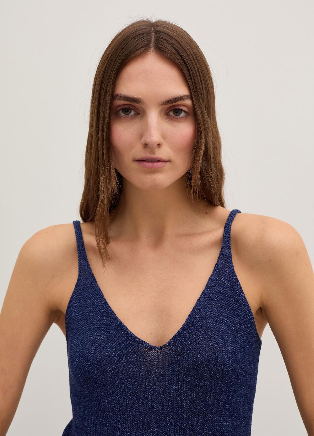 Stefanel Tank top in cordonetto senza cuciture ACQUISTA ORA