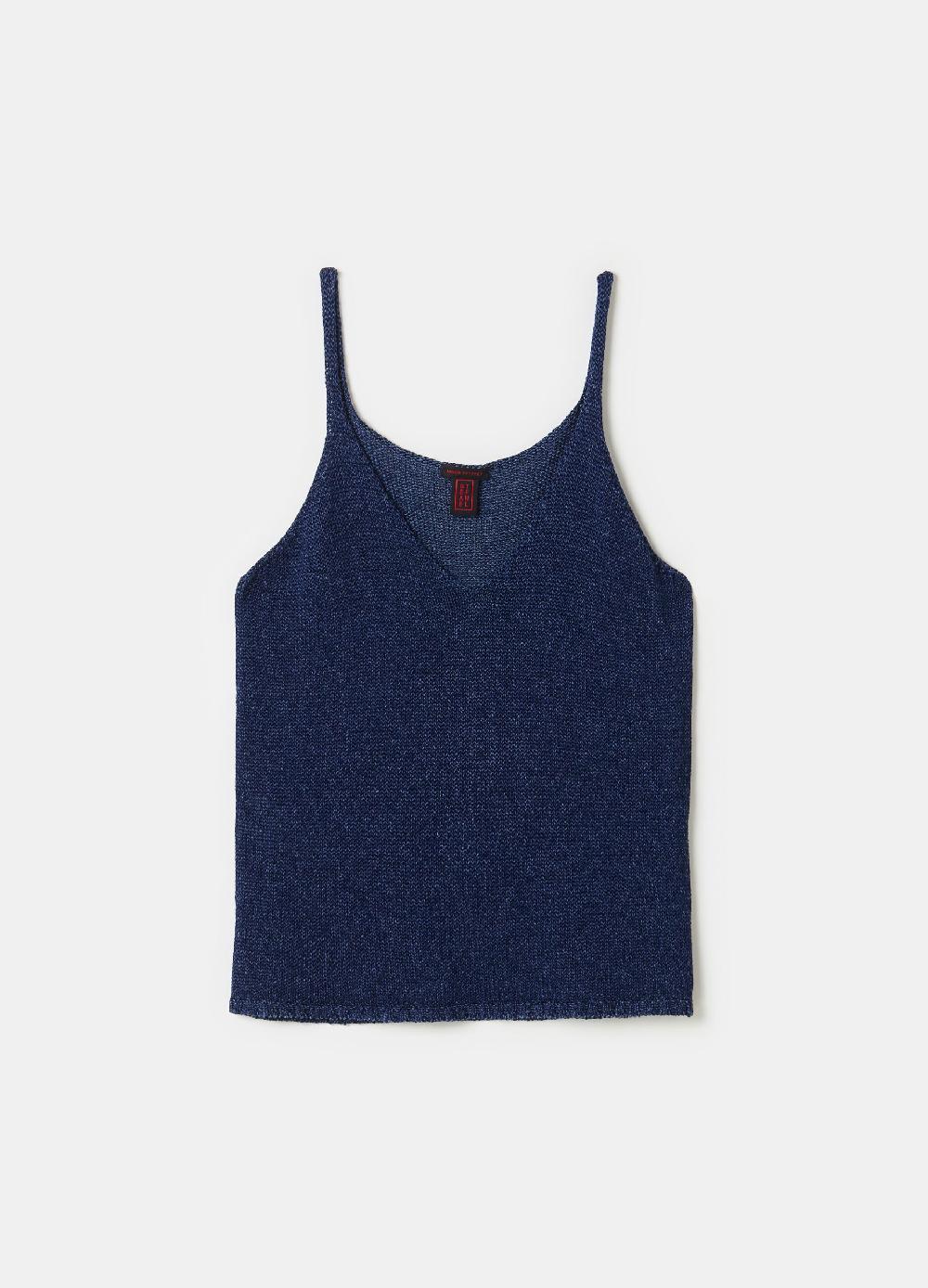 Stefanel Tank top in cordonetto senza cuciture ACQUISTA ORA
