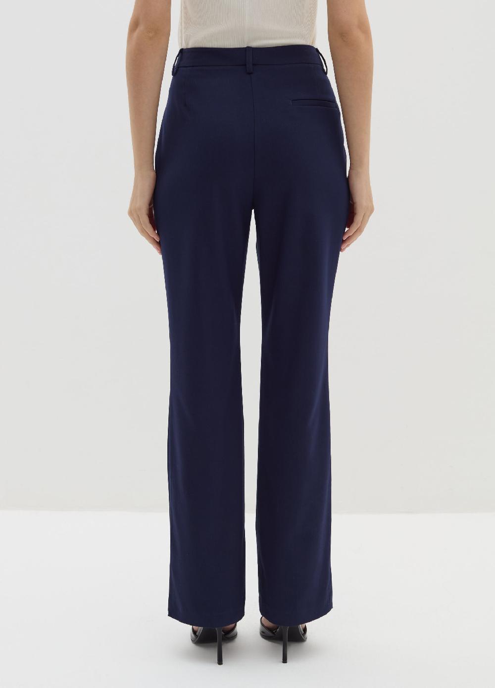 Stefanel Pantalone flare fit in flanella Fino al 65% di sconto