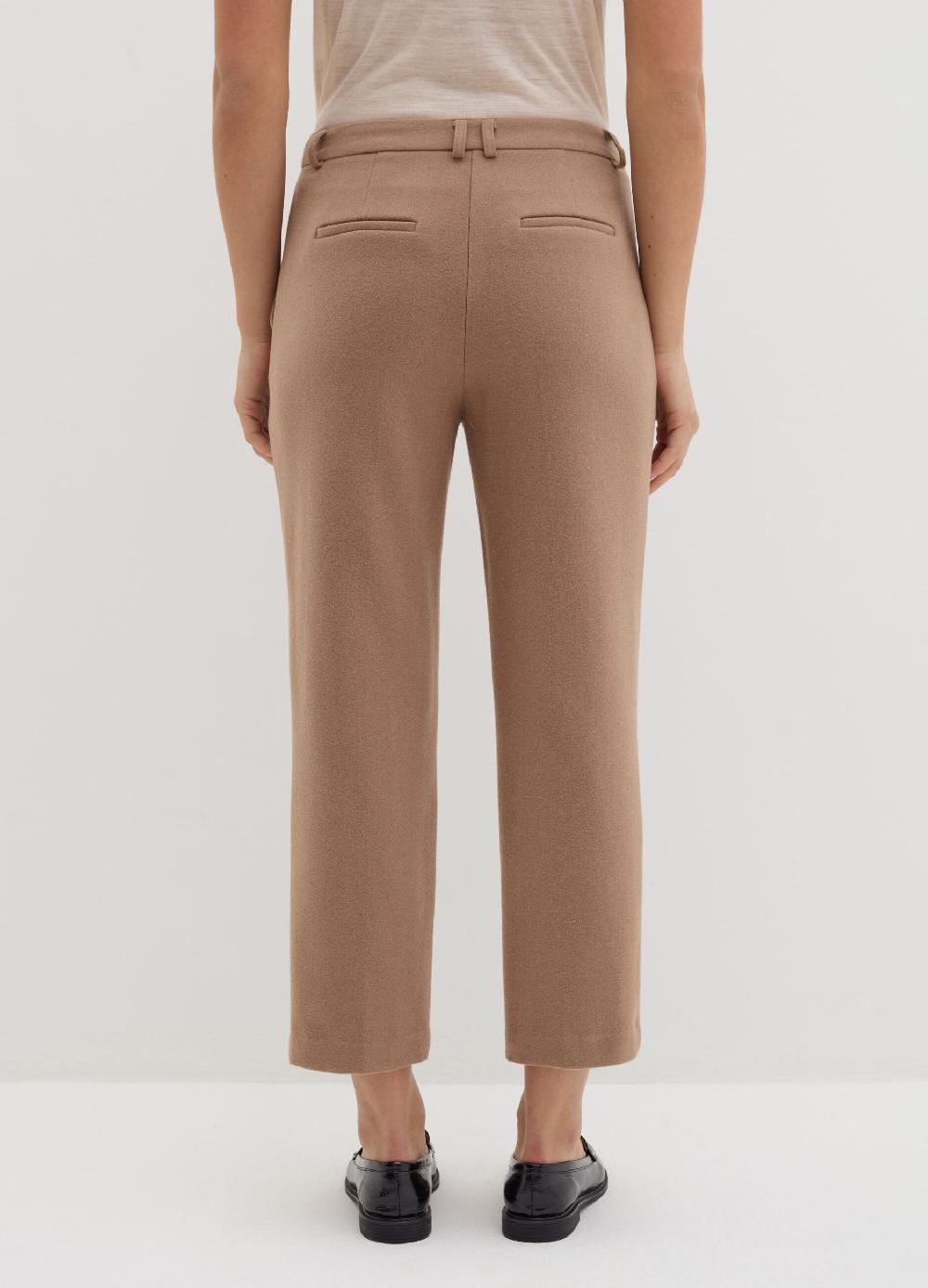 Stefanel Pantalone crop straight fit in pannetto Discount Store per i nuovi prodotti
