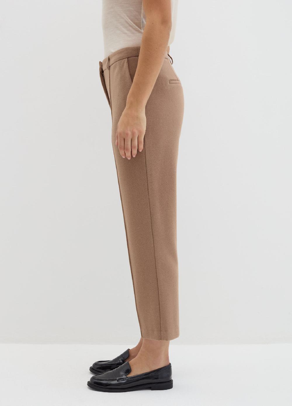 Stefanel Pantalone crop straight fit in pannetto Discount Store per i nuovi prodotti
