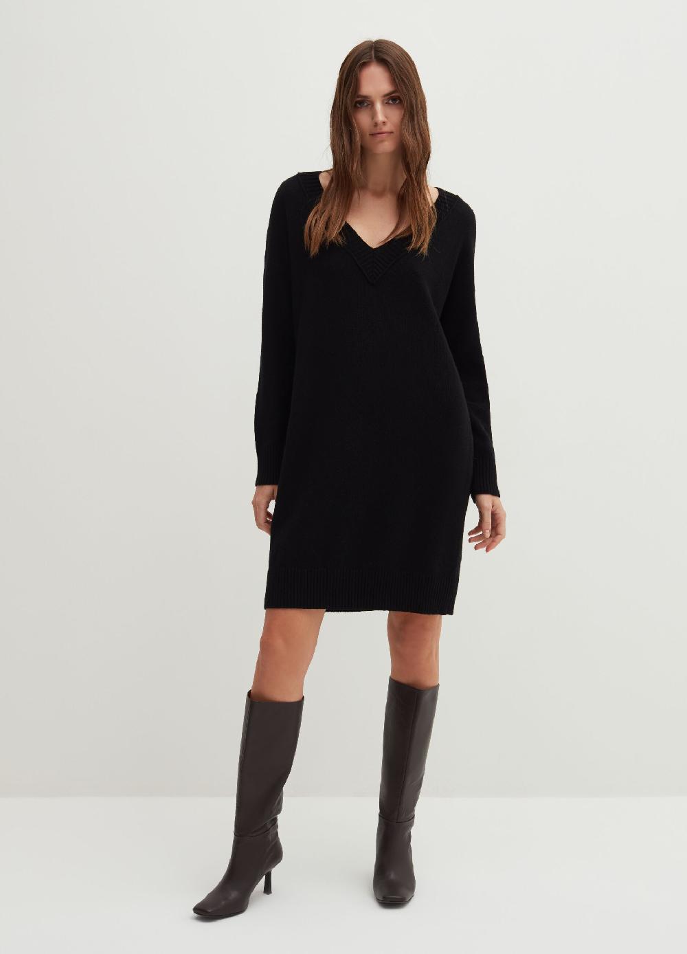 Stefanel Vestito corto in lana viscosa e cashmere Super sconto