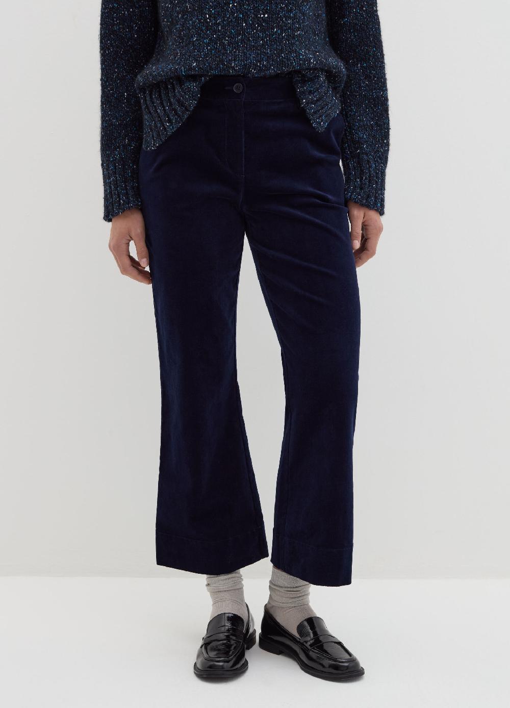 Stefanel Pantalone flare fit in corduroy Esporta salva