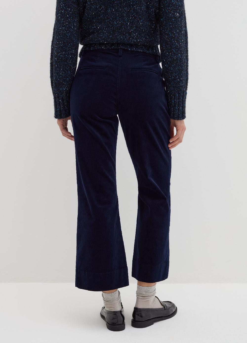 Stefanel Pantalone flare fit in corduroy Esporta salva