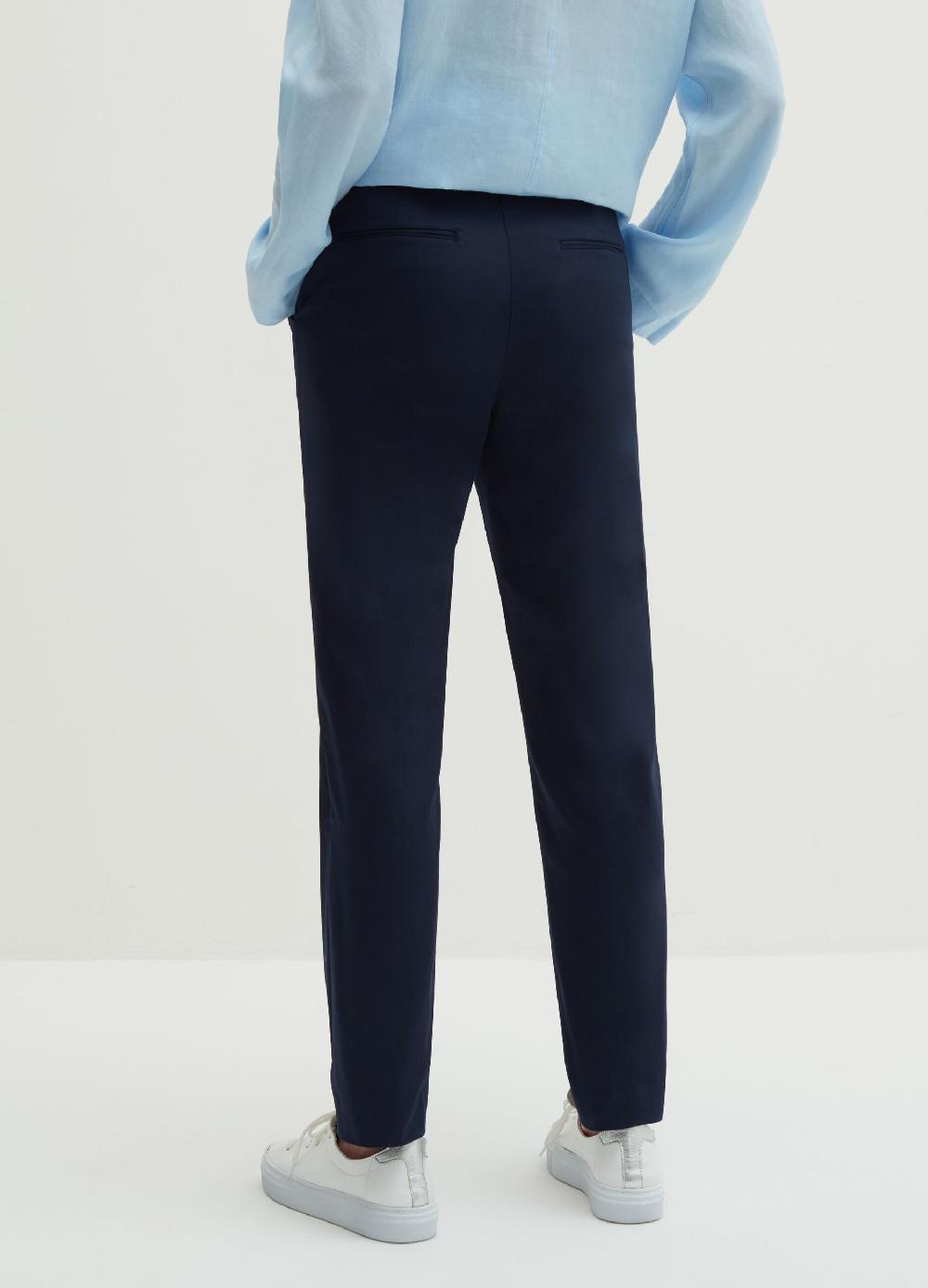 Stefanel Pantalone in cotone satin Black Friday Prezzi