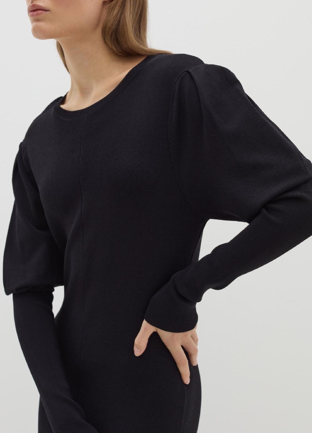 Stefanel Vestito lungo in maglia a costine Italy