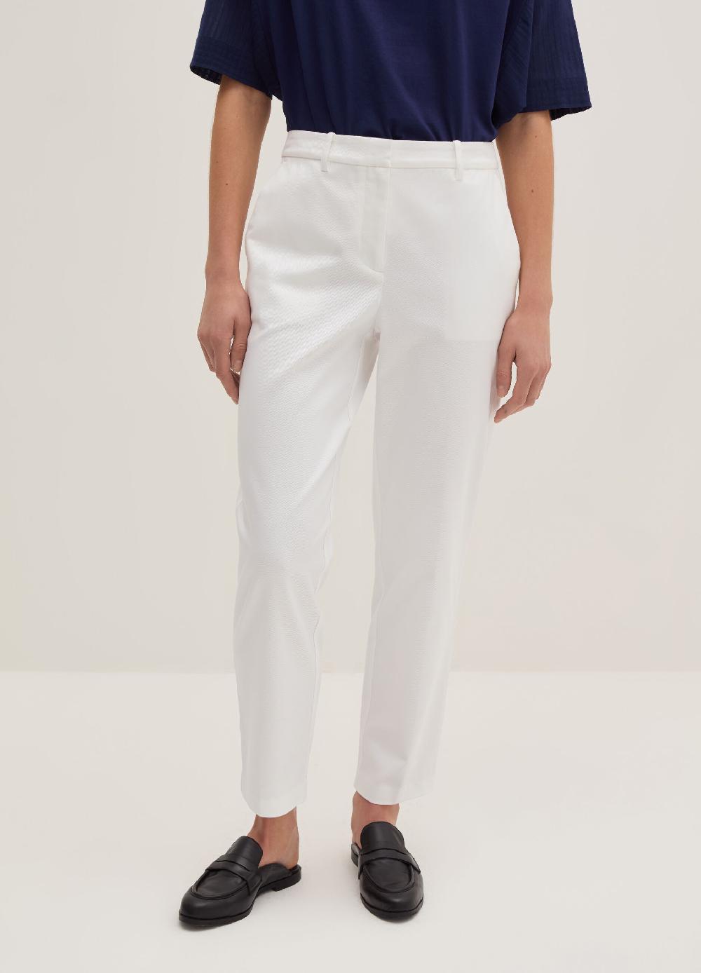 Stefanel Pantalone crop a sigaretta in twill stretch Qualità