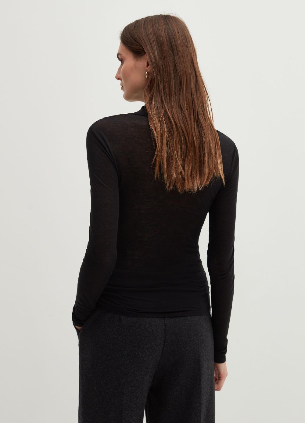 Stefanel T-shirt a maniche lunghe con collo alto Pezzi Unici