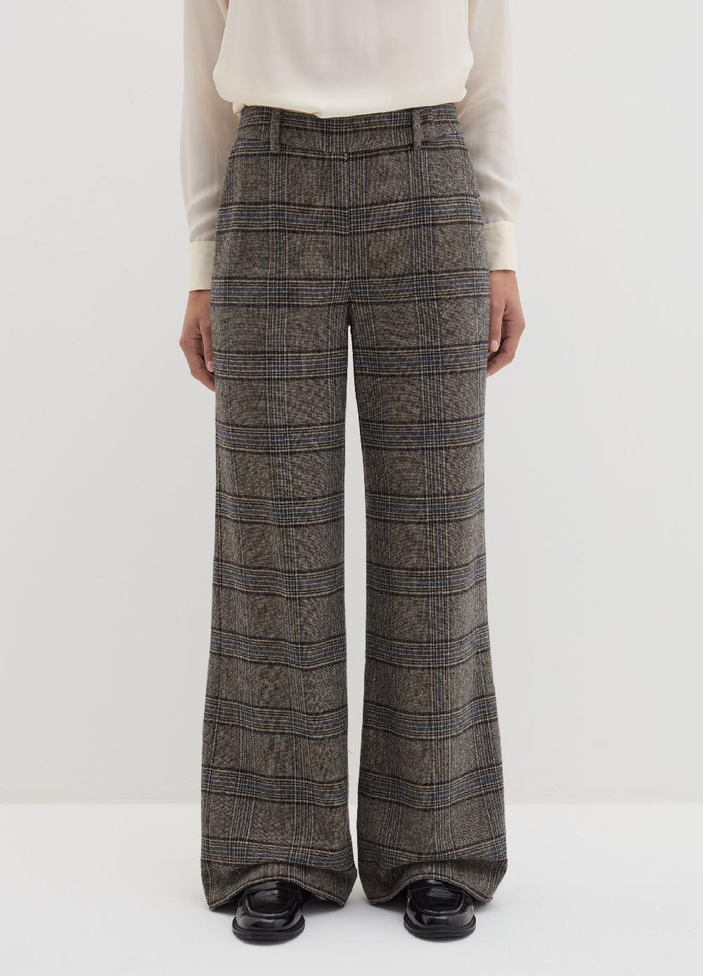 Stefanel Pantalone palazzo fantasia tartan Acquista Ora