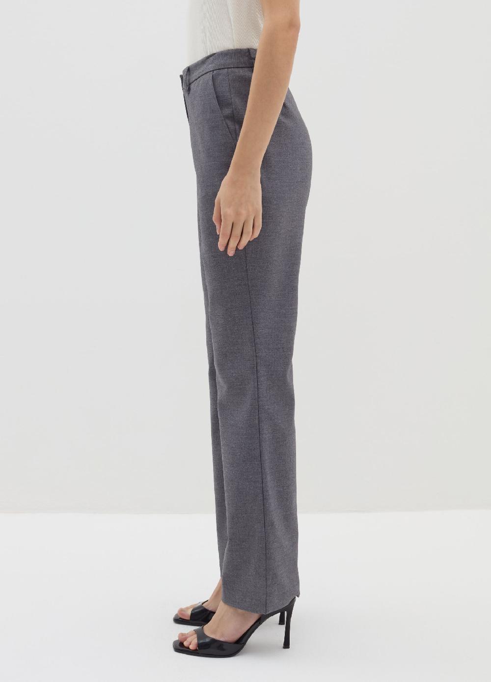 Stefanel Pantalone flare fit in flanella Promozione Limitata