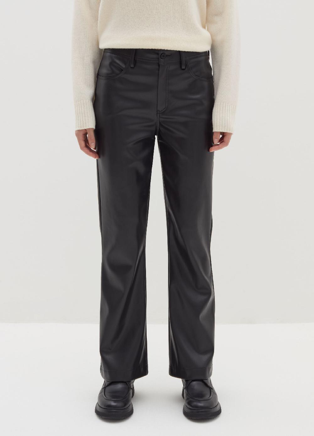 Stefanel Pantalone straight fit effetto lucido Convenienza