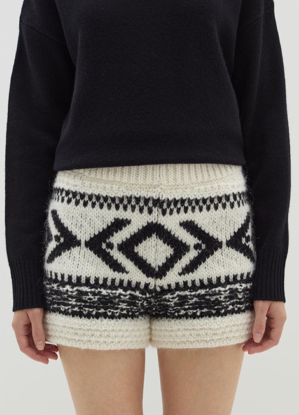 Stefanel Shorts in stoppino con motivo jacquard Novità