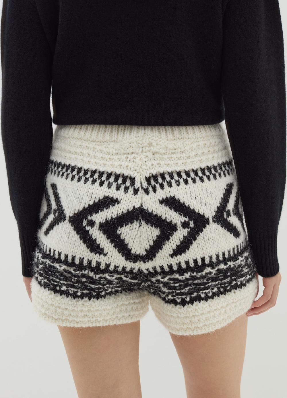 Stefanel Shorts in stoppino con motivo jacquard Novità