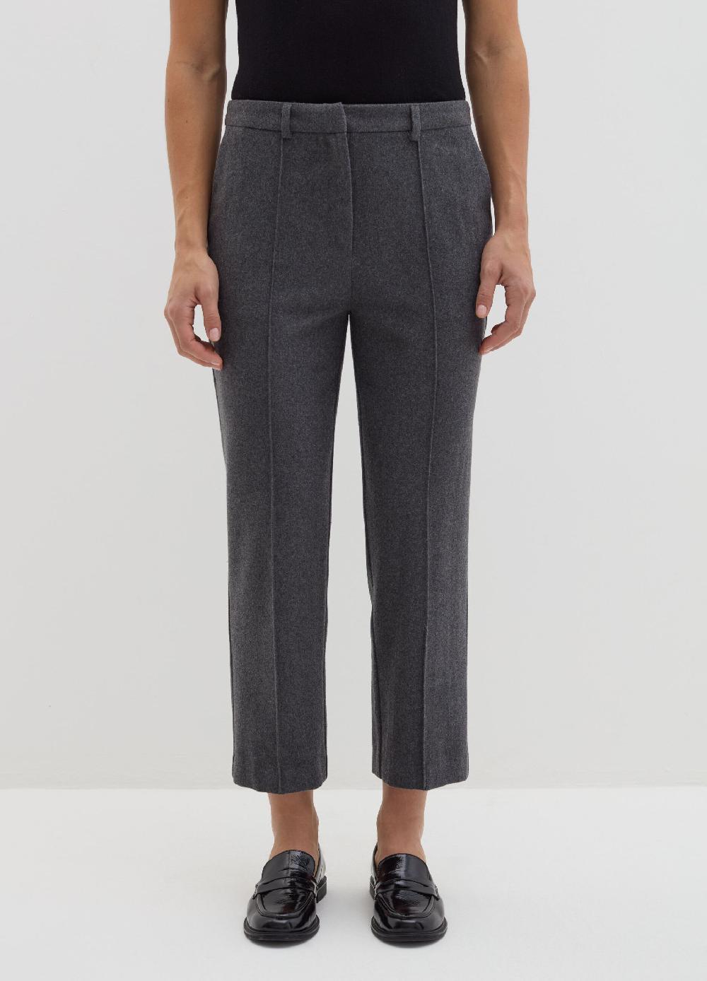 Stefanel Pantalone crop straight fit in pannetto Sconto