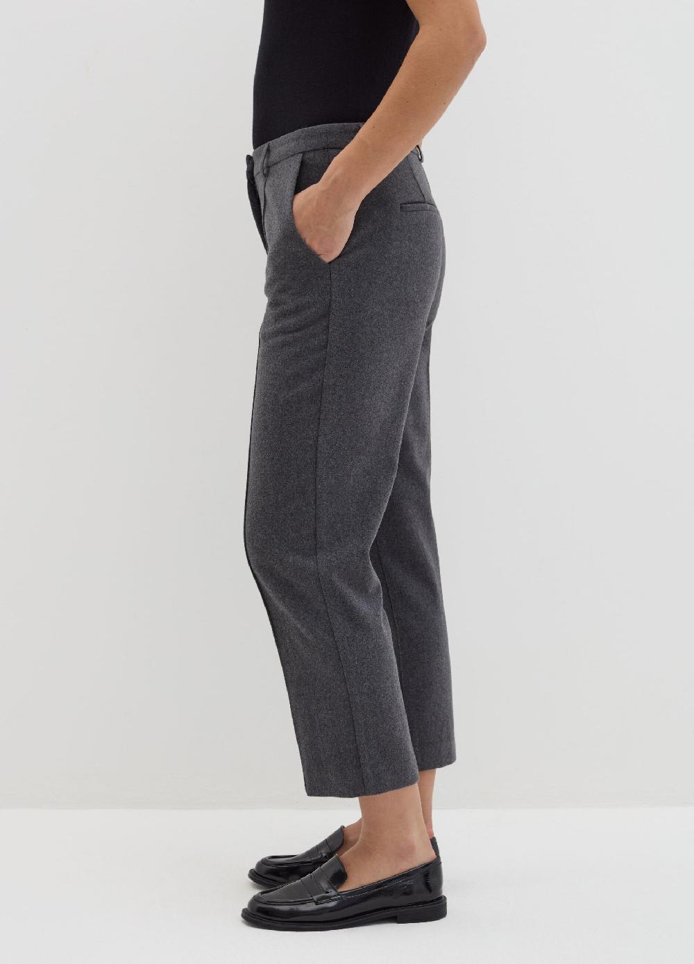 Stefanel Pantalone crop straight fit in pannetto Sconto