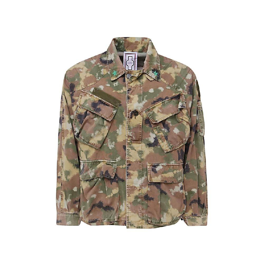 Stories Milano SHIRT JACKET CAMOUFLAGE – PANNA Promozione