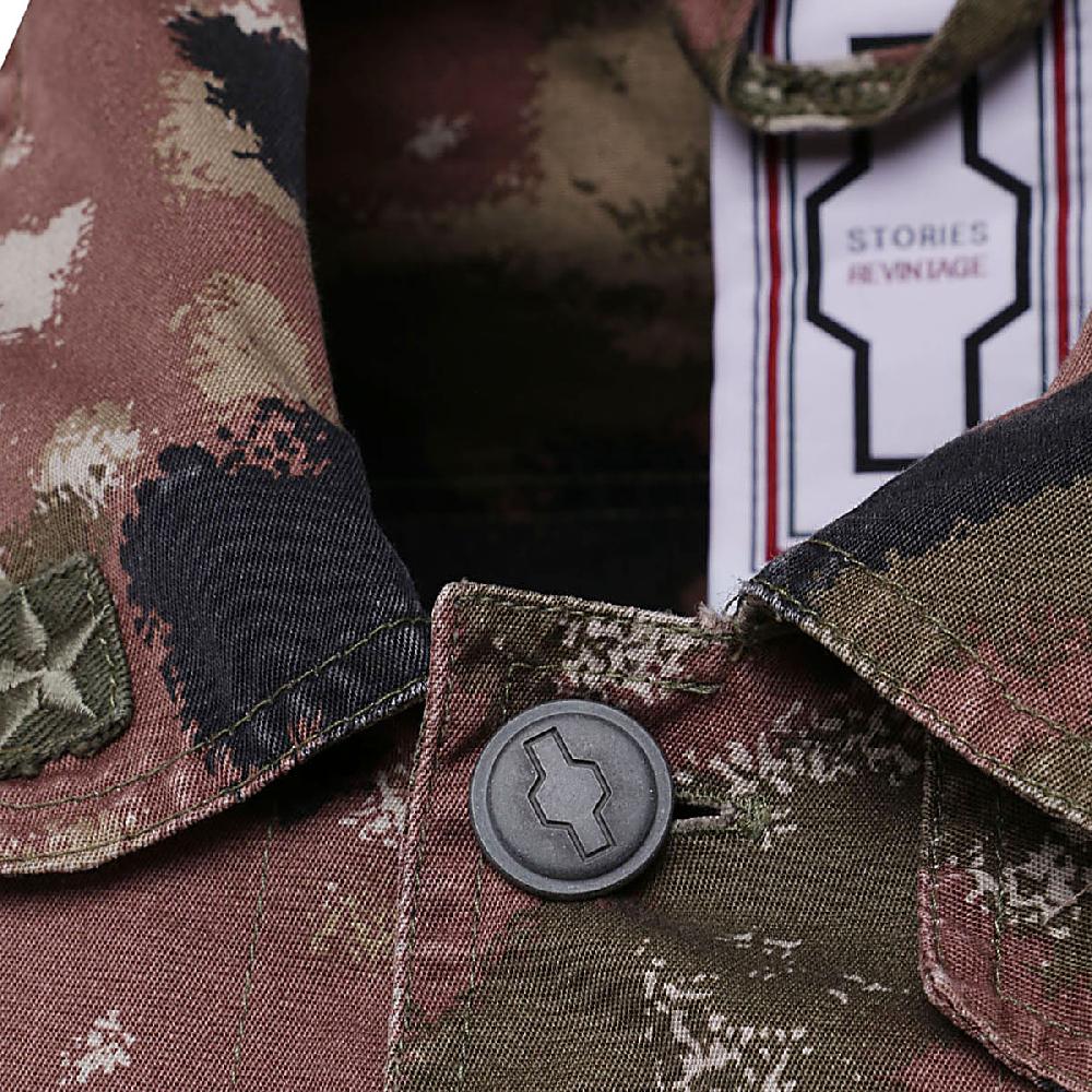 Stories Milano SHIRT JACKET CAMOUFLAGE – NEGATIVO BLACK Spedizione Gratuita