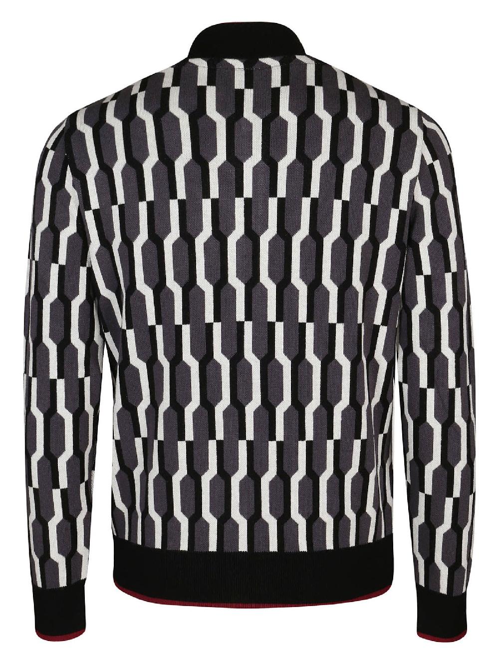 Stories Milano BOMBER ZIP – MONOGRAM OBSESSION – FOG Sottocosto