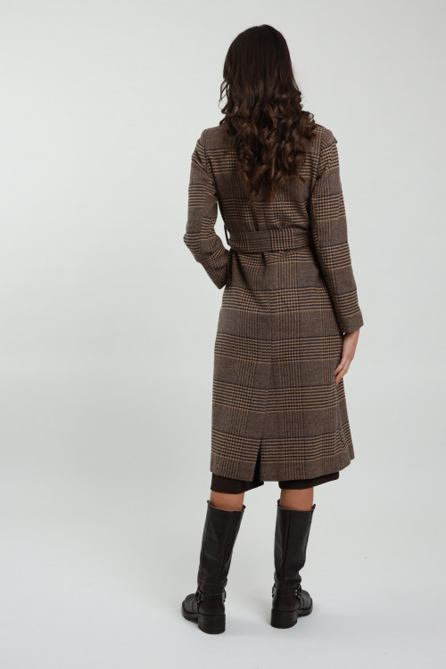 Susy Mix Cappotto Check Vendite Flash