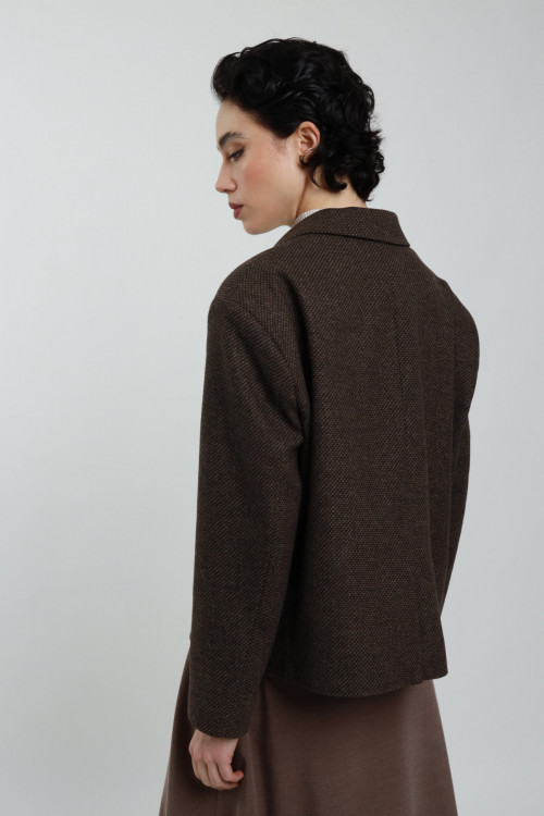 Susy Mix Blazer Over con Spilla Moda