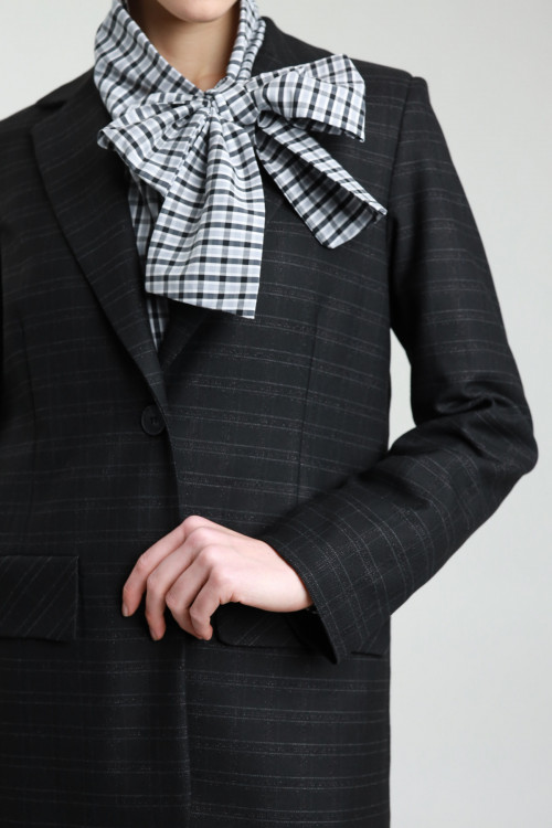 Susy Mix Giacca Check Lurex Vendita