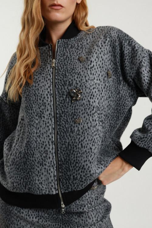Susy Mix Bomber Maculato Pezzi Unici
