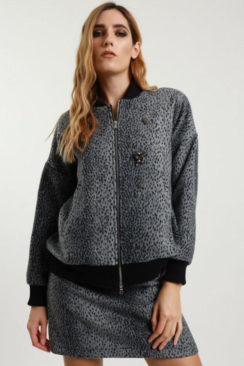Susy Mix Bomber Maculato Pezzi Unici