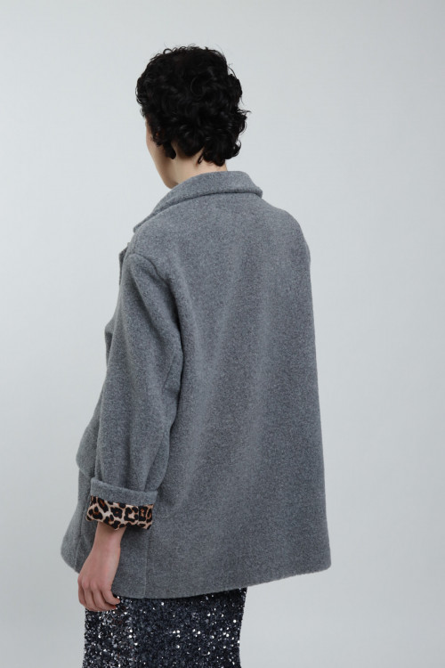 Susy Mix Giacca in Panno con Spilla Fino Al -60%