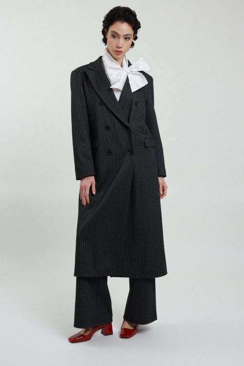 Susy Mix Cappotto Gessato Saldi