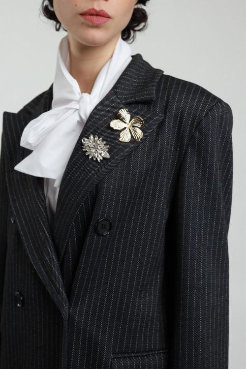 Susy Mix Cappotto Gessato Saldi