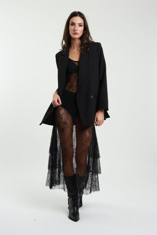 Susy Mix Abito Sottoveste Pizzo Consegna Veloce