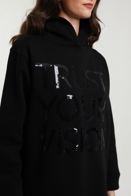 Susy Mix Abito Felpa "Trust Your Vision" Shopping Online