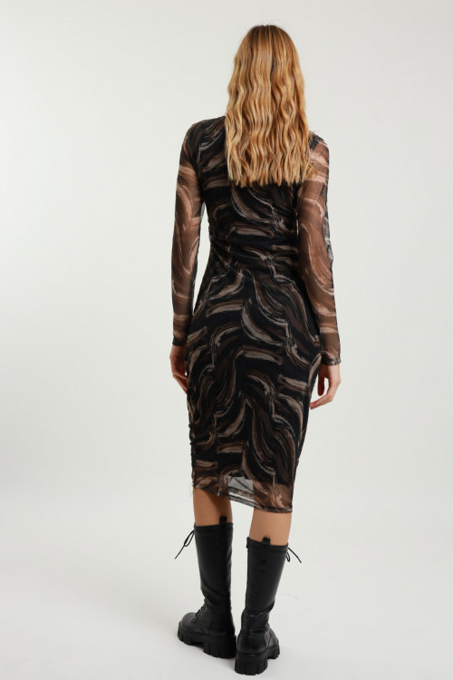 Susy Mix Abito Midi in Tulle Affare Del Giorno