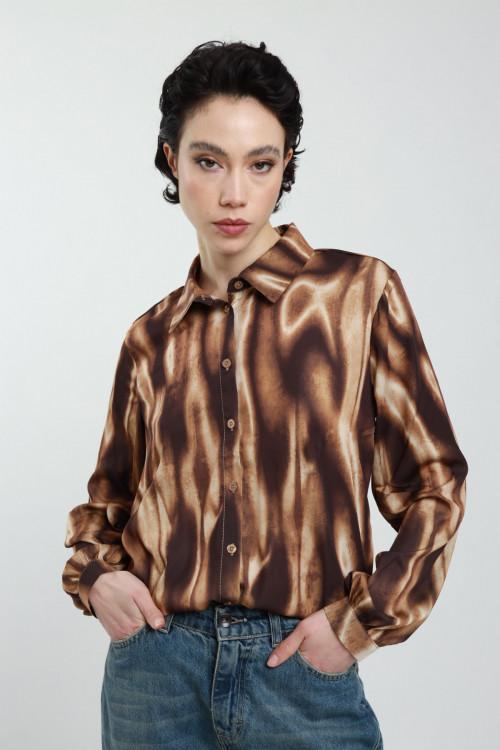 Susy Mix Camicia Fantasia Nuova