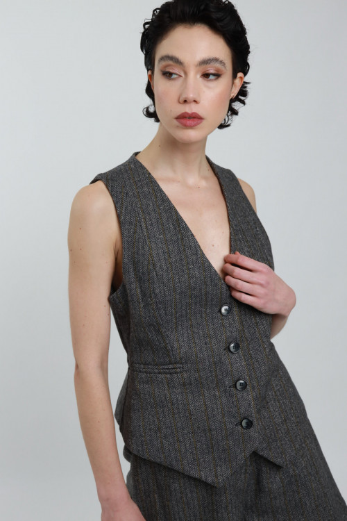 Susy Mix Gilet Spigato Offerte speciali