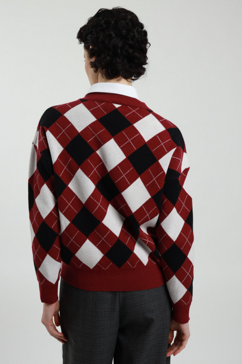 Susy Mix Maglia a Rombi Negozi Online