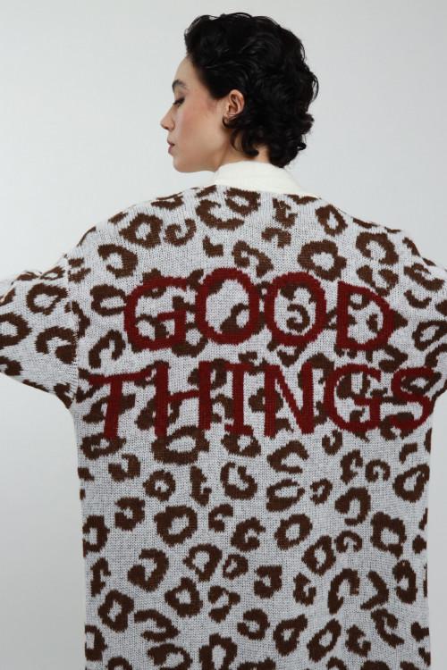 Susy Mix Cardigan Maculato "Good Things" Affare Del Giorno
