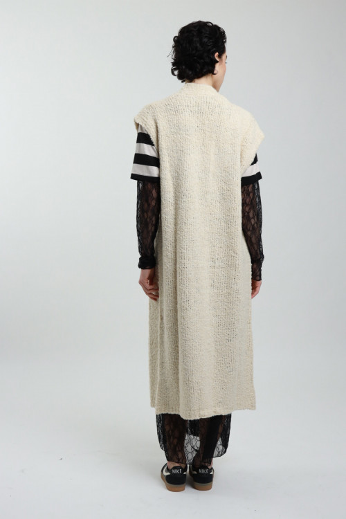 Susy Mix Gilet Lungo Boucle Novità