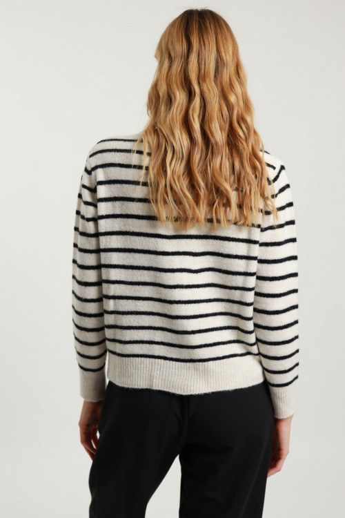 Susy Mix Cardigan Righe Hotsell