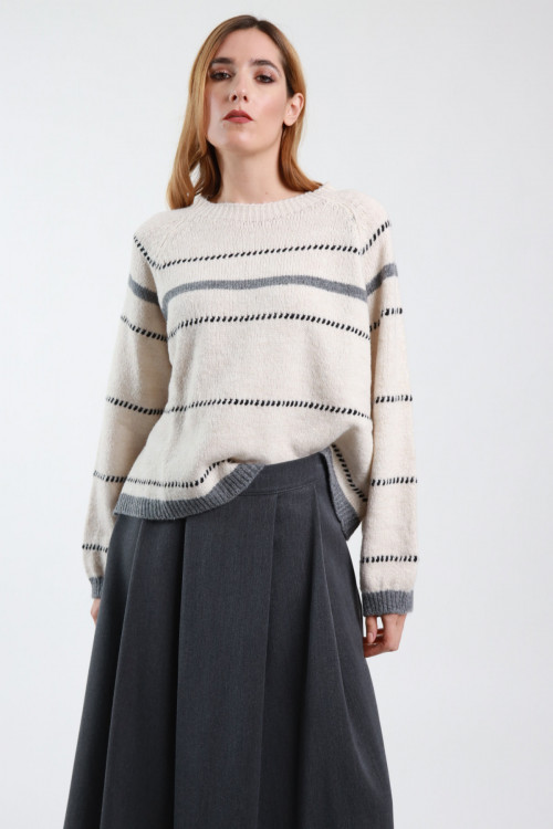Susy Mix Maglione Righe Sconto di tempo limitato