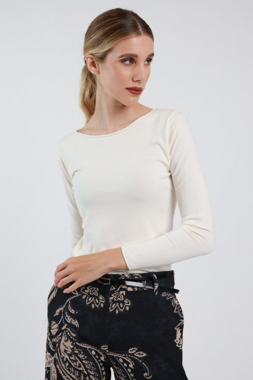 Susy Mix Maglia Scollo Barchetta Soddisfazione Garantita