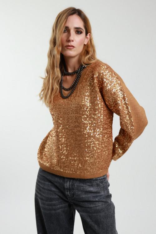 Susy Mix Maglioncino Paillettes Promozione Limitata