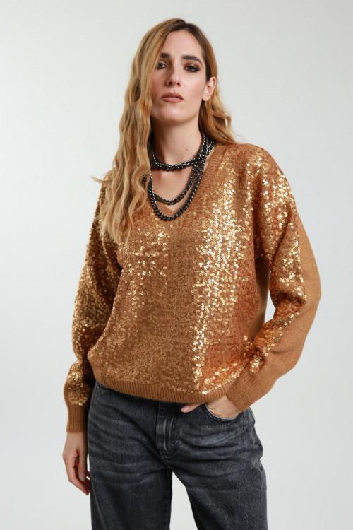 Susy Mix Maglioncino Paillettes Promozione Limitata