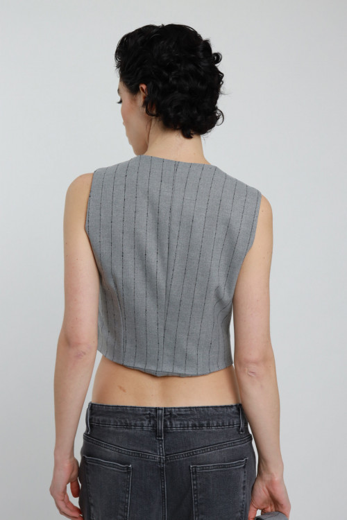 Susy Mix Gilet Gessato Negozi Online