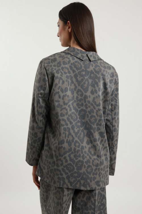 Susy Mix Blazer Over Maculato Acquista Ora