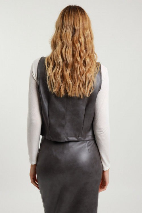 Susy Mix Gilet con Zip Consegna Veloce