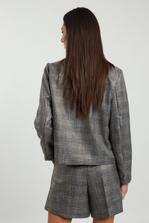 Susy Mix Blazer Doppiopetto Check Fino Al -60%